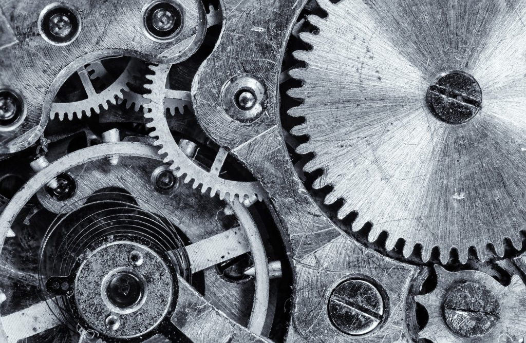 Metal Organizes image by Pavlofox - https://pixabay.com/photos/macro-cogwheel-gear-engine-vintage-1452